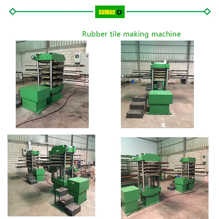 Rubber tile making machine Rubber tile making machine