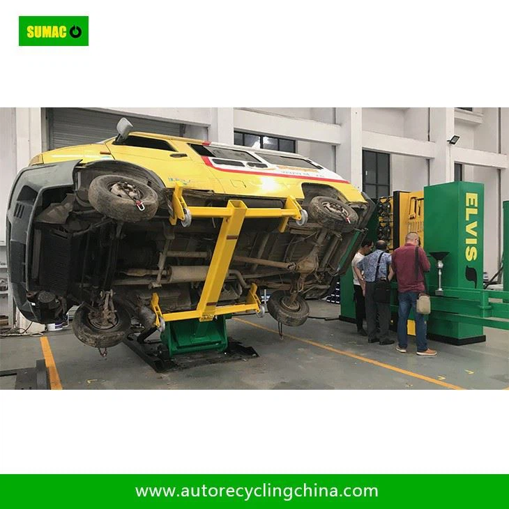 ELV Recycling Vehicle Flip Lift 90 Degree