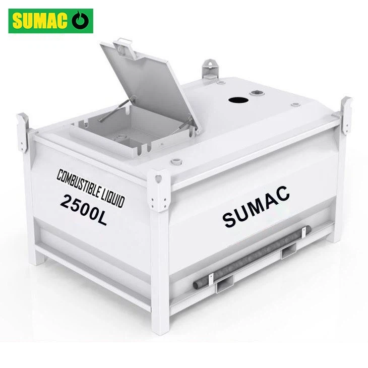 دو دیوار فولاد بازیافت مخزن بنزین